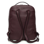 Rucsac din piele naturala laptop 15,6 inch DiAmanti Viggiano Bordo Inchis